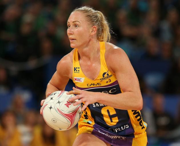 阳光海岸闪电的劳拉兰曼。照片:Getty Images Laura Langman of the Sunshine Coast Lightning. Photo: Getty Images