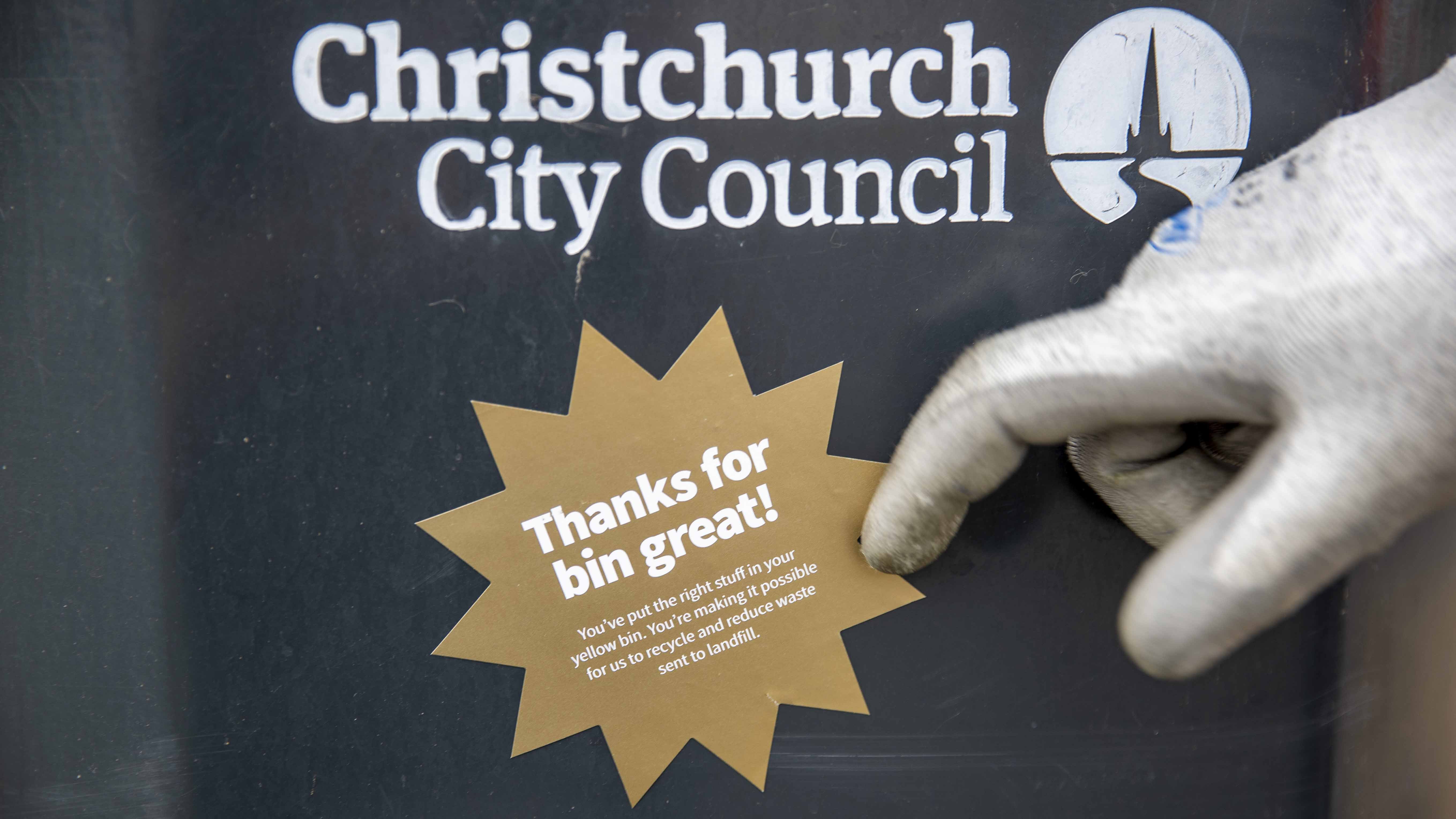 Christchurch City Council say more people are getting the message about what items can be...