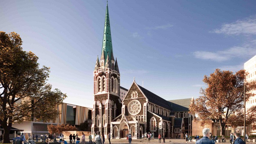 An artist's impression of the restored Christ Church Cathedral. Image: Newsline