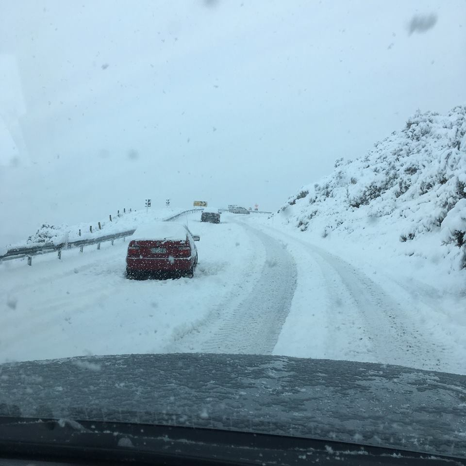 There were heavy falls in parts of Southland today. Photo: Southland District Council Facebook