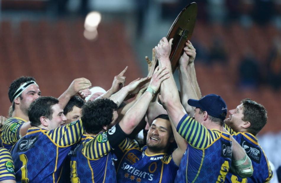 Otago beat Waikato to win the Ranfurly Shield in 2013. Photo Getty