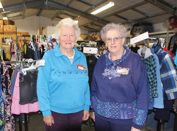 “The Grace Place” Volunteer co-ordinators Robinette Pari and Linda Murdoch.  Photo Julie Walls
