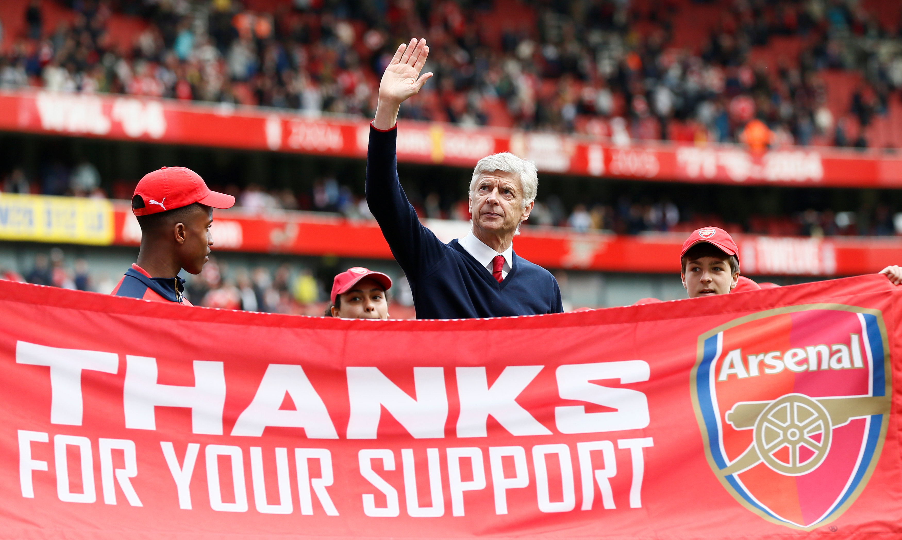 Arsene Wenger announced on Friday that he would leave Arsenal at the end of the season. Photo:...