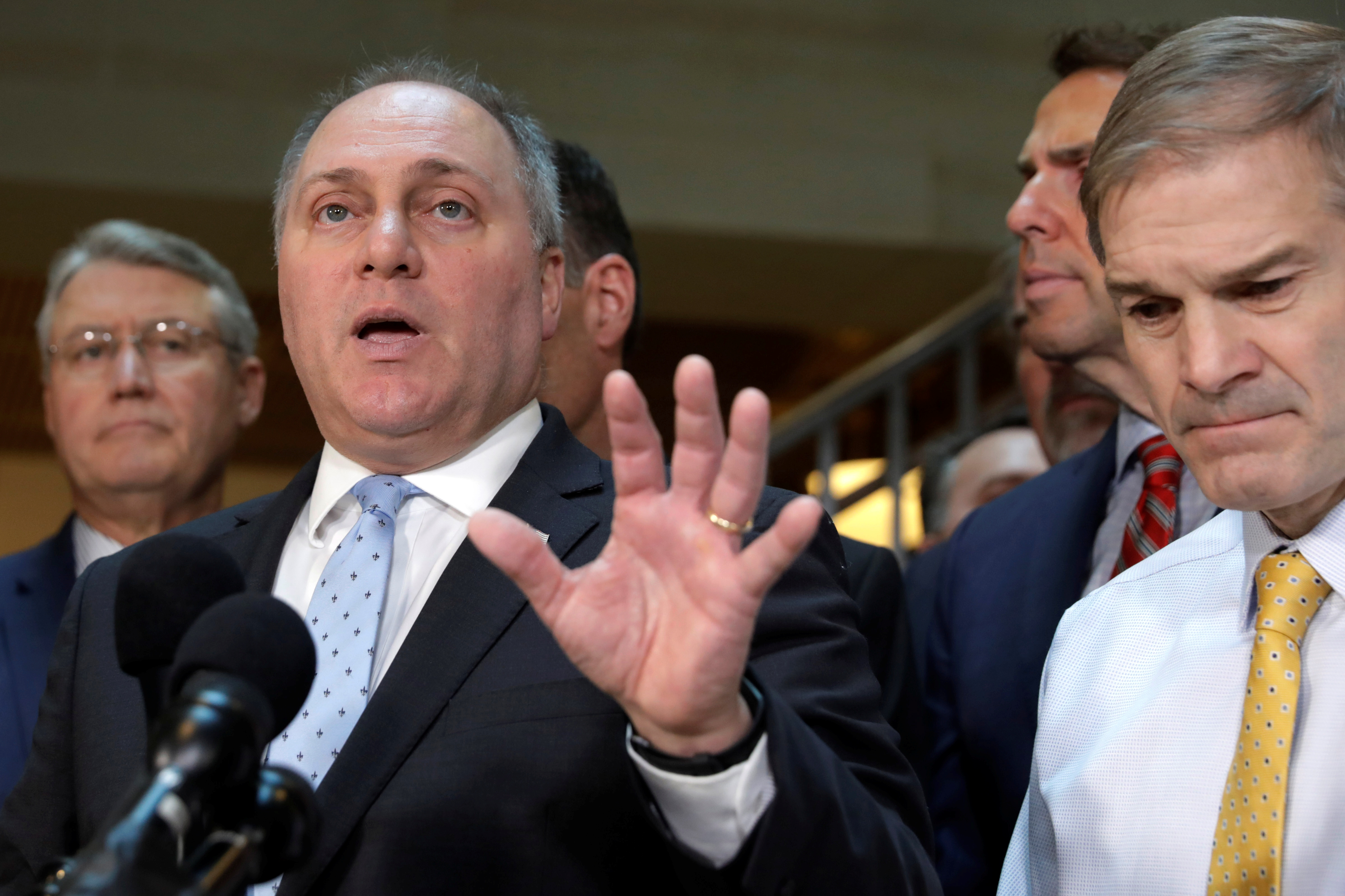 House Republican Whip Steve Scalise, who led the confrontation, told reporters: "There are going...