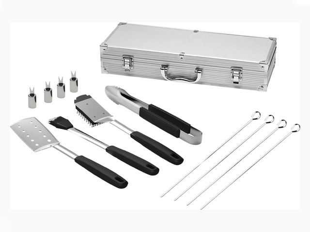 EXCLUSIVE Number 8 12pc BBQ Tool Set with case $49.98