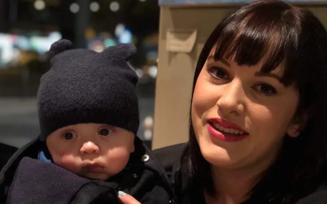 August (at six months) and mum Chelsey Field. Photo: Supplied