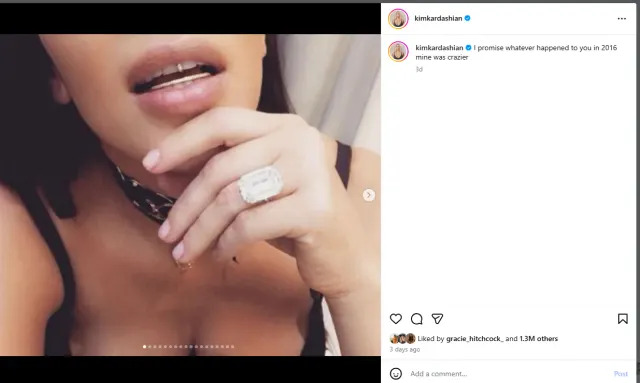 Kim Kardashian shares pictures from 2016 as part of the 2026 trend on social media. Photo: ...