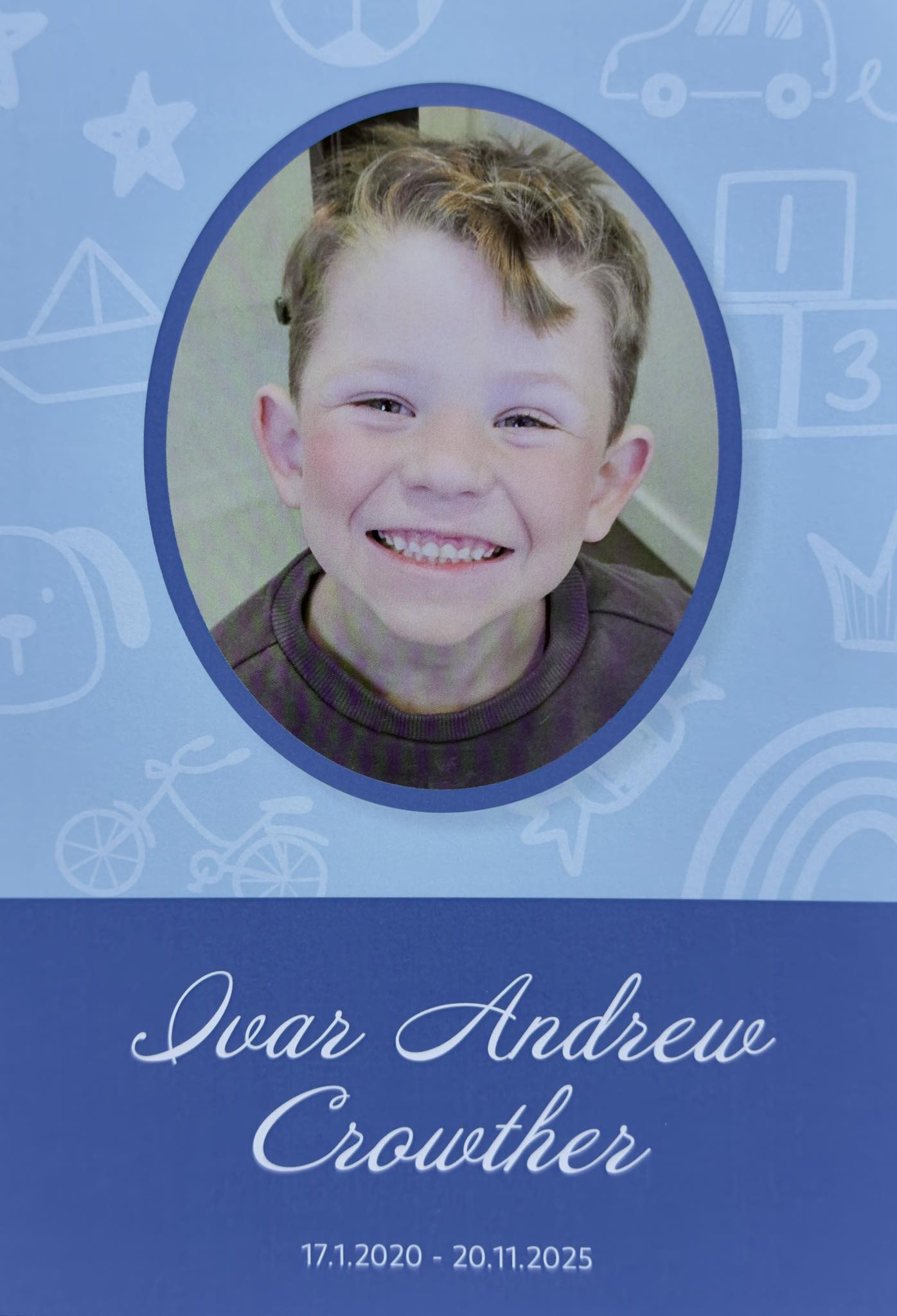 Ivar was in his first year of school at Sacred Heart School in Timaru. Image: Facebook
