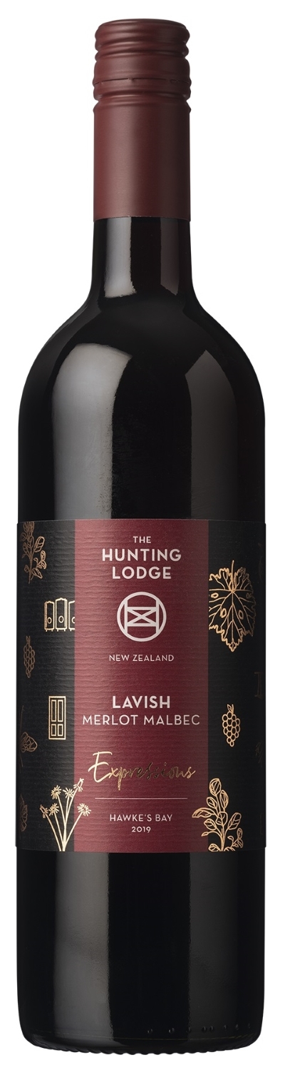 The Hunting Lodge Expressions Lavish Merlot Malbec 2019