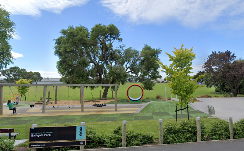 The attack happened at Bathgate Park. Photo: Google Maps