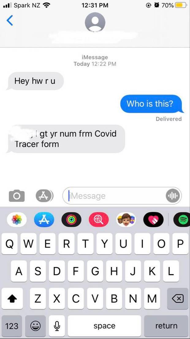 A shopper received an unwanted approach from a stranger who claimed they got her details off a...