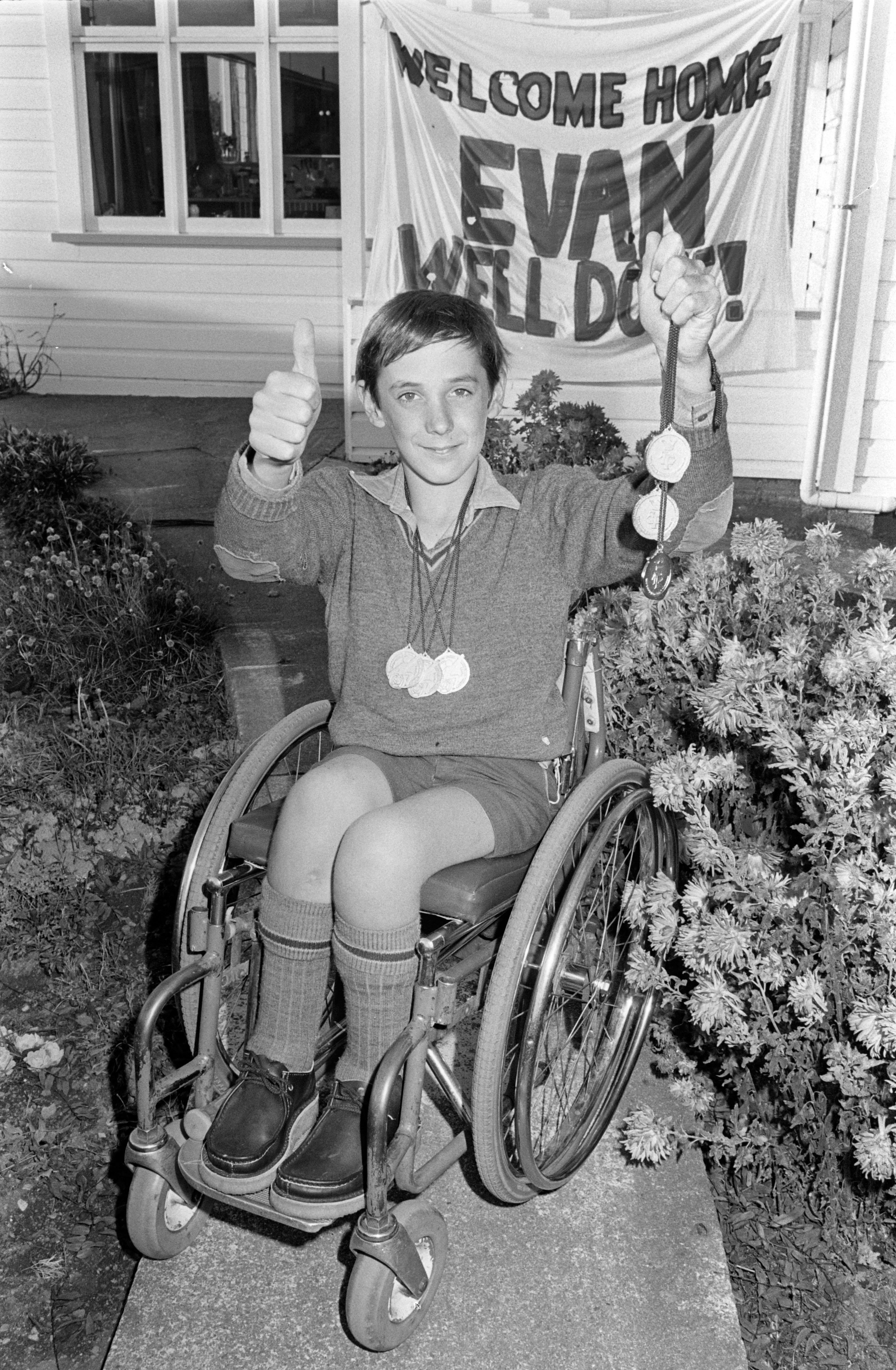 Evan Clulee (13), of Waikouaiti, brought six gold medals back home in May 1985 from the junior...