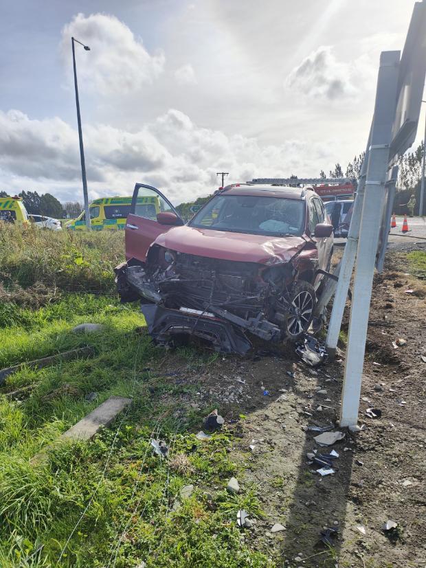 David Dirk was involved in a crash at the intersection of State Highway 77 and Thompsons Track...