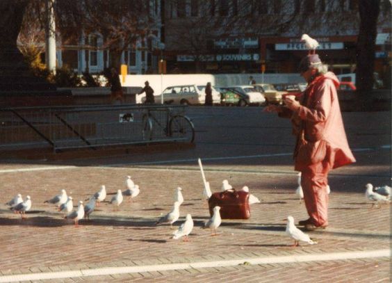 The Birdman in Christchurch in 1985. Photo: Facebook