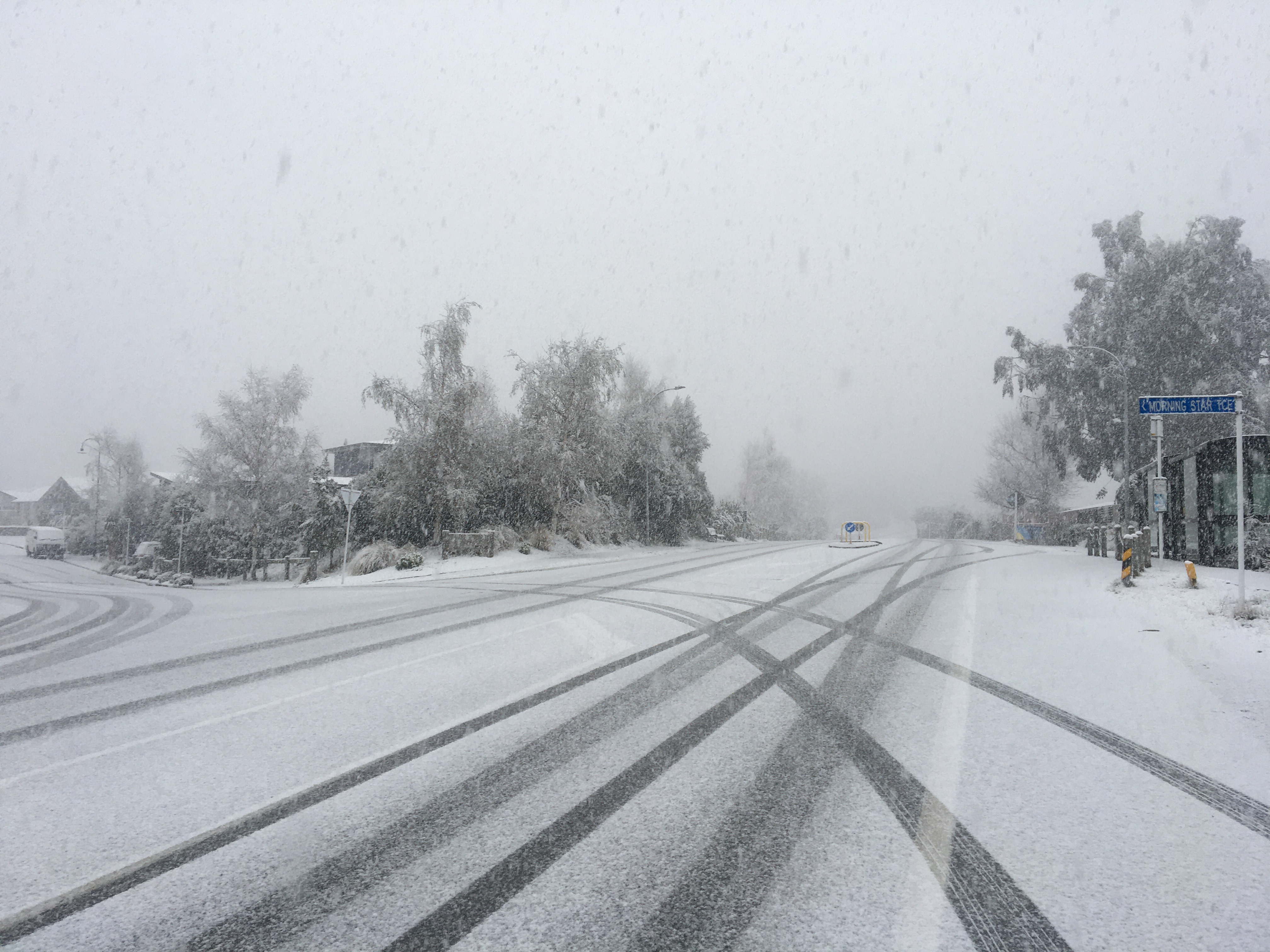 Arthur's Point in Queenstown this morning. PHOTO: TRACEY ROXBURGH