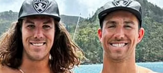 Callum and Jake Robinson were on a surfing holiday when they disappeared. Photo: X