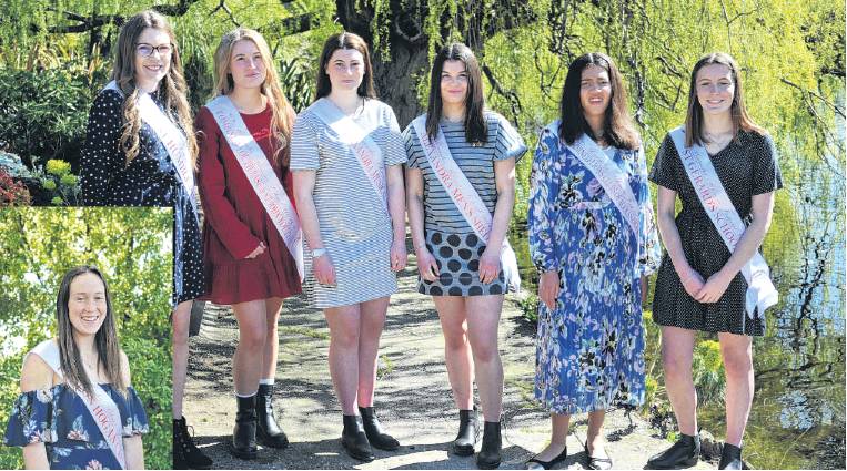 The 2019 Alexandra Blossom Festival princesses are (from left): Sophie Rogers (Eat Humble Pie),...