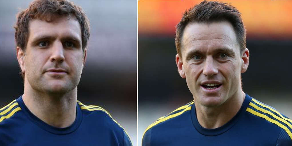 Highlanders co-captain Luke Whitelock (L) and Ben Smith. Photo: Getty