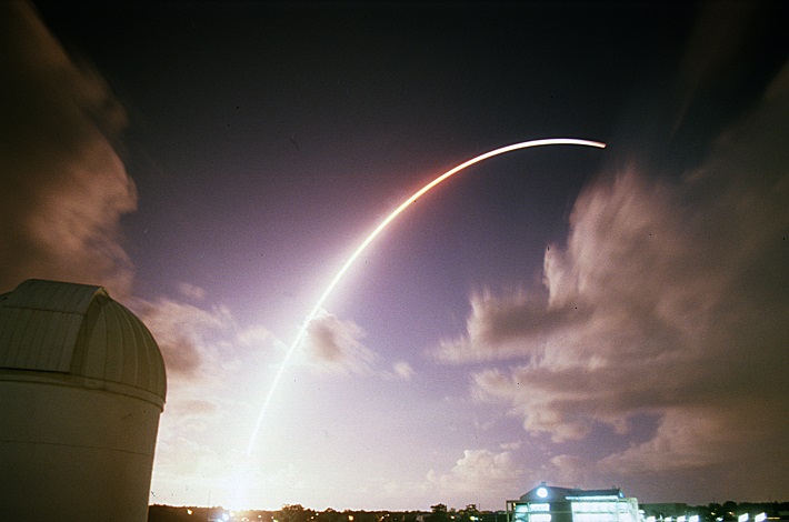 Otago Museum director Dr Ian Griffin, then working for NASA in the United States, watched the...