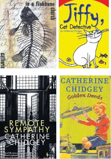 A selection of Catherine Chidgey’s books.