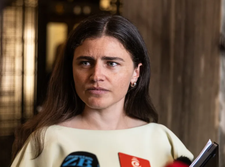 Green Party co-leader Chlöe Swarbrick. Photo: RNZ 