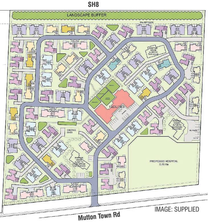The proposed retirement village in Clyde. The proposed retirement village in Clyde.