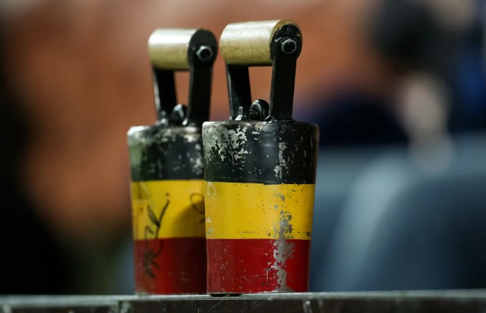 The iconic cowbells have been banned from Te Kaha. Photo: Bruce Lim