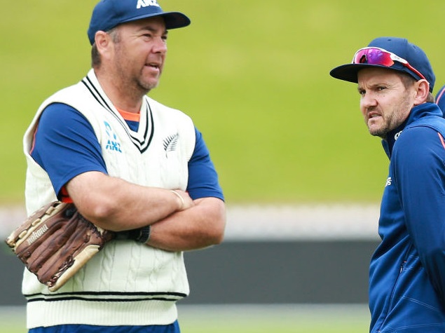 Craig McMillian (left) with Mike Hesson. Photo: Getty Images 