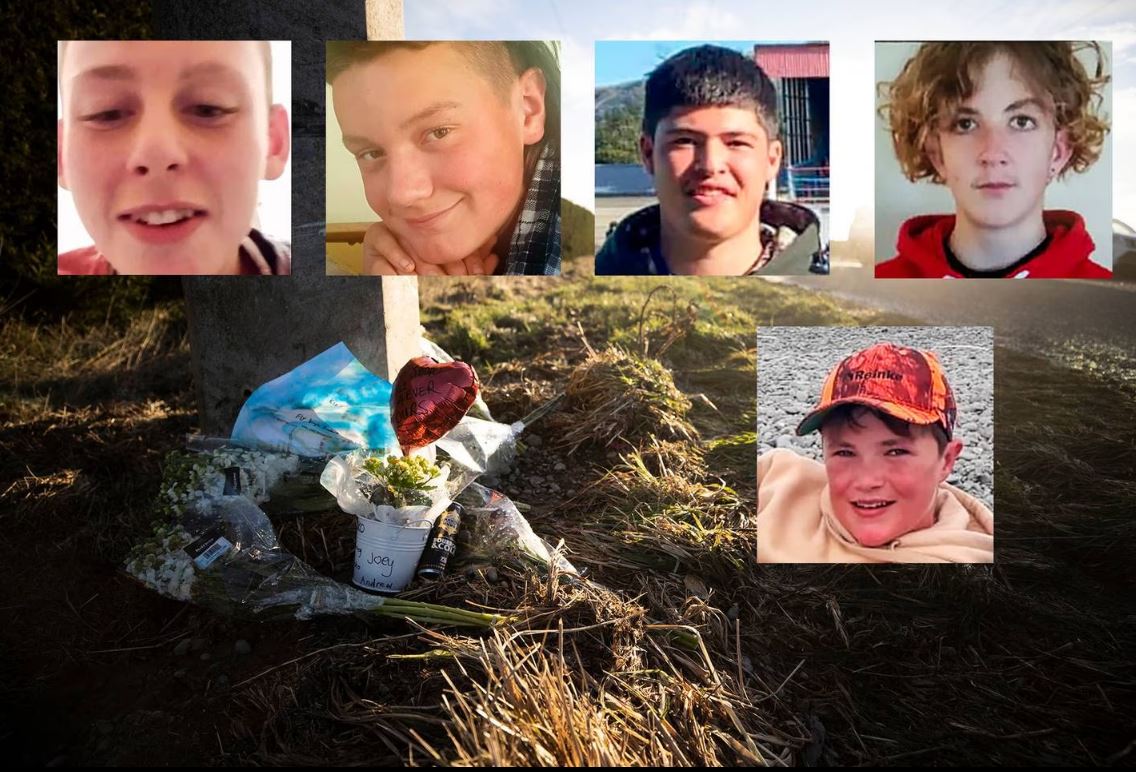 Joseff McCarthy, Jack Wallace, Niko Hill, Javarney Drummond, and Andrew Goodger were all killed...