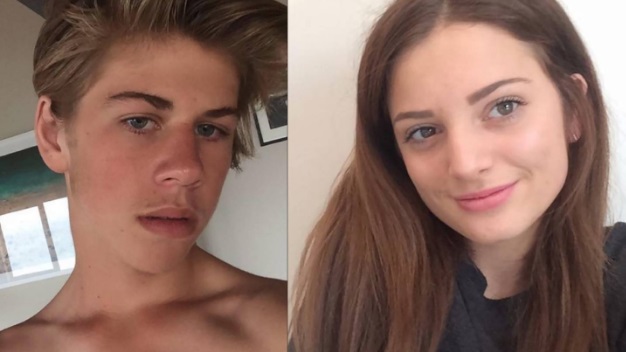 Dexter Barham and Burgundy-Rose Brown were both killed in the crash. Photos: Supplied