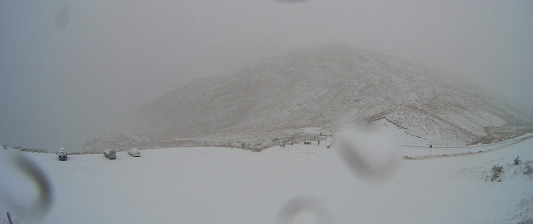 The Crown Range Road this morning. Photo: MetService