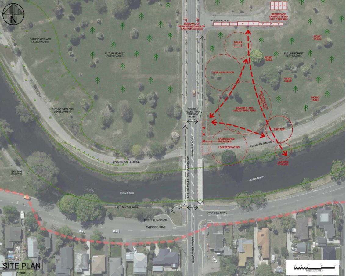 The Dallington Landing plan. Image: Newsline / CCC