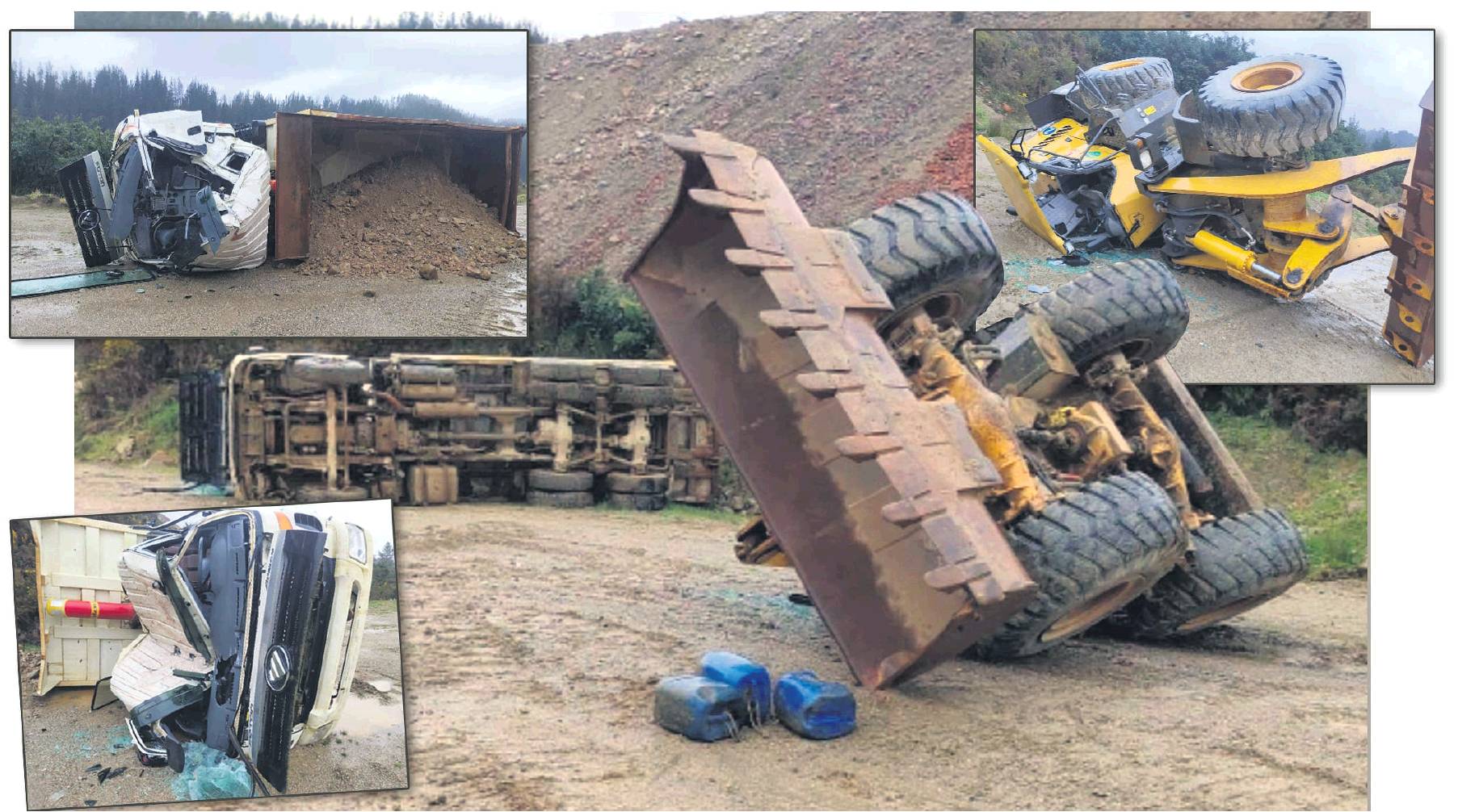 Vandals caused hundreds of thousands of dollars in damage to heavy machinery at a gold-mining...