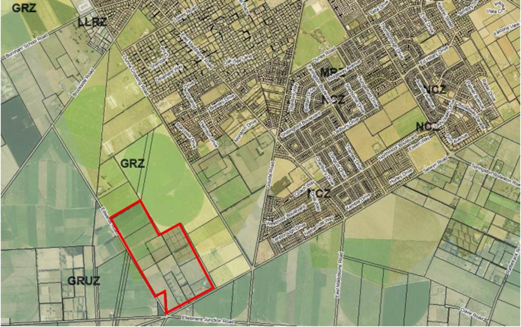 A map showing the affected land. Image: Supplied