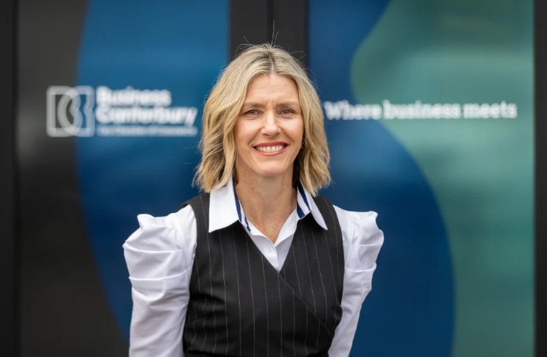 Business Canterbury chief executive Leeann Watson. Photo: RNZ / Nate McKinnon
