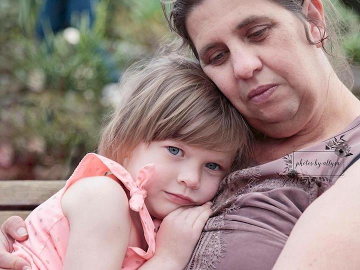 Claudine Johnstone with her daughter. Photo via RNZ 