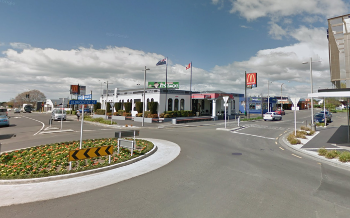 Gloucester St in Taradale, where the shooting took place Photo: Google