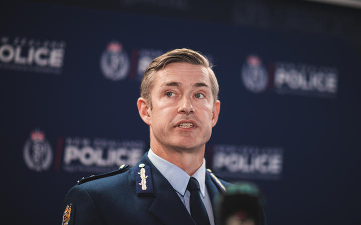 Police Commissioner Andrew Coster. Photo: RNZ