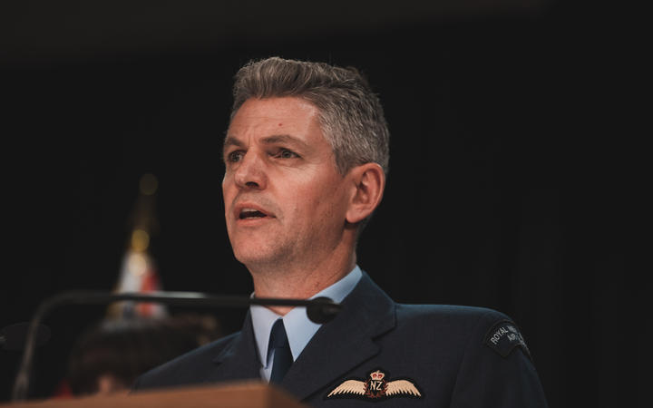 Head of Managed Isolation and Quarantine Air Commodore Darryn Webb. Photo: RNZ 