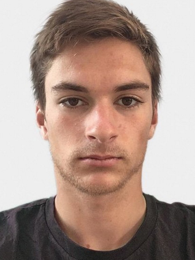 An age progression photo of French exchange student Eloi Rolland, who went missing from Auckland...