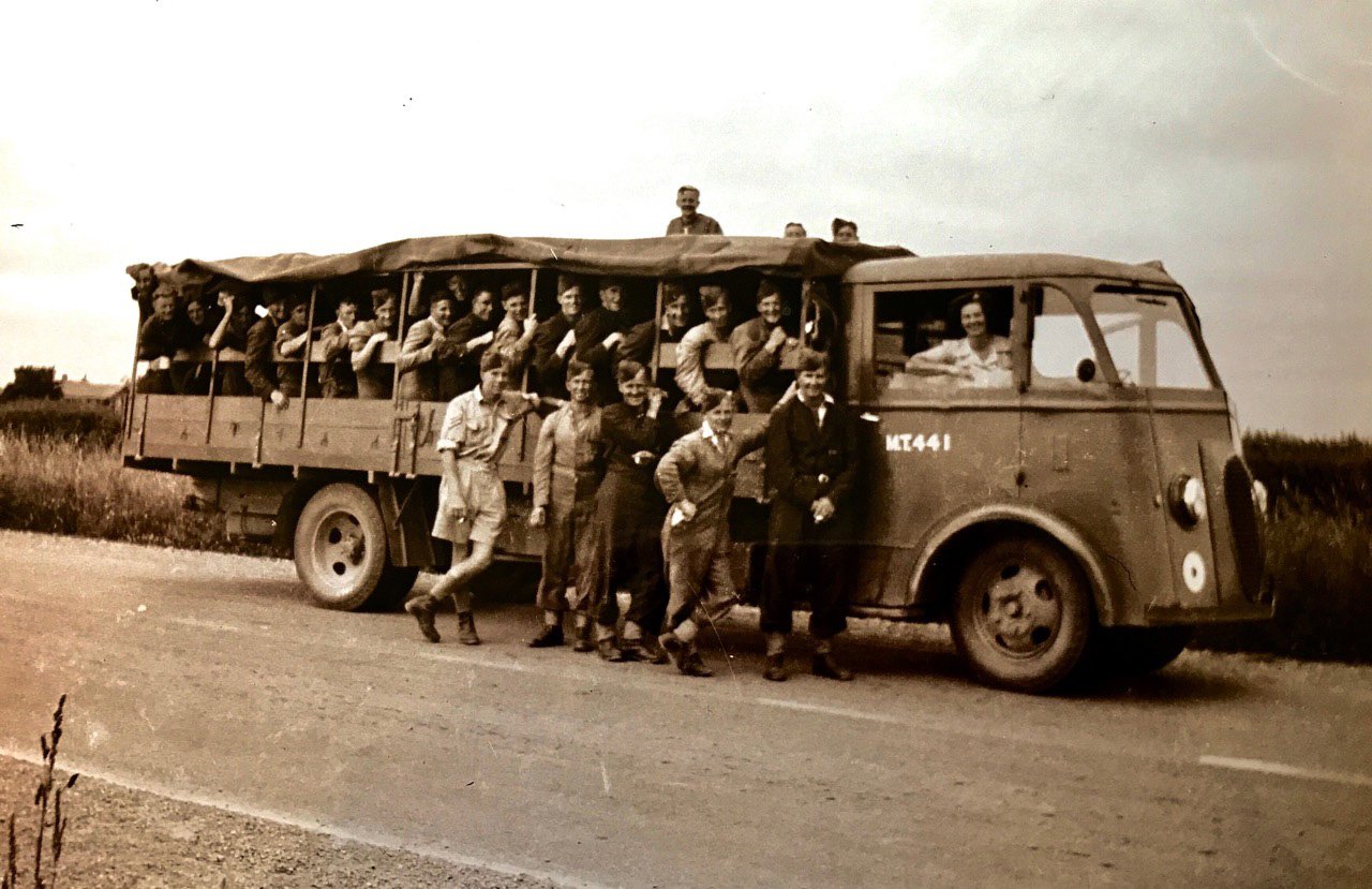 W.A.L Evelyn Bovett 2767, RNZAF Transport Driver, Harewood, Christchurch, 1943.