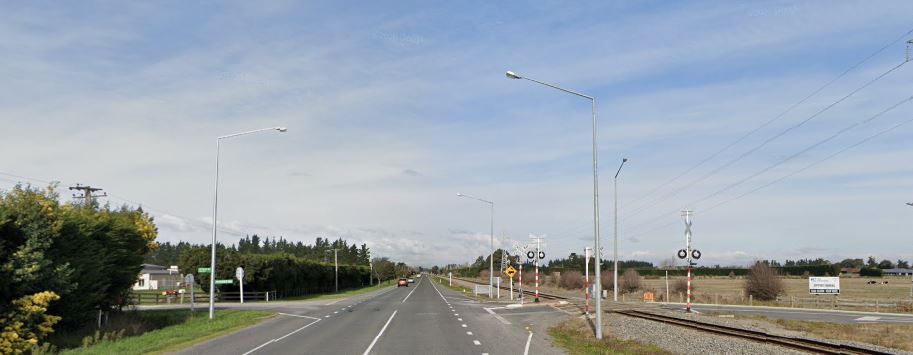 The crash occurred near the SH71/Fernside Rd intersection. Photo: Google