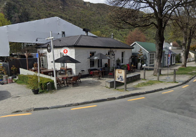 The incident was alleged to have happened outside the Fork and Tap in Arrowtown. Photo: Google Maps