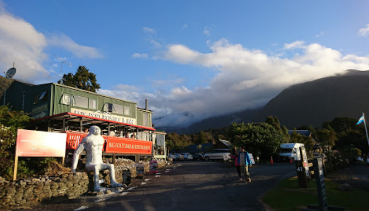 The Fox Glacier Pod Hostel and Inn and Bigfoot Bar and Restaurant. Photo: Google Maps 