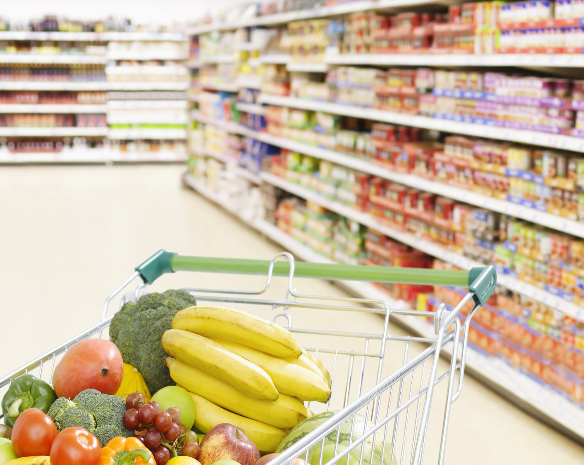 It's best not to go to the supermarket when you are hungry and make sure what you buy is local...