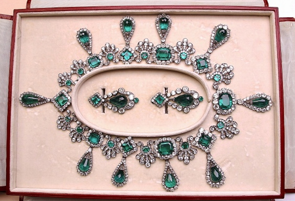 The Empress Marie Louise's necklace and earrings were taken in the heist. Photo: Frederic Souloy...