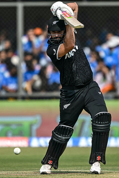 Daryl Mitchell plays a shot during the third one-day international. Photo: Getty Images