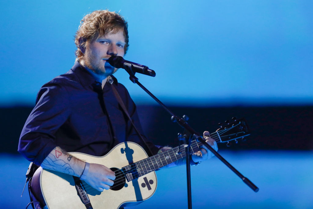 Ed Sheeran will perform in Dunedin in March next year. Photo Getty