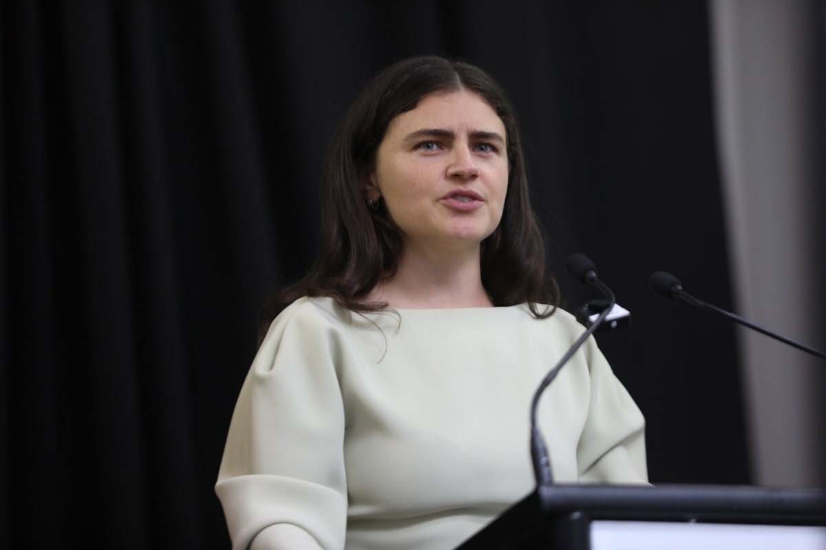 Green Party co-leader Chlöe Swarbrick. Photo: RNZ (file)


