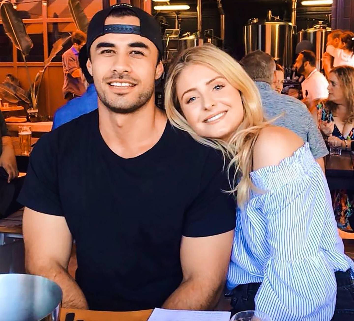 Joseph Day and his fiancée Kelsey Mulcahy pictured in January 2018. Photo: Facebook